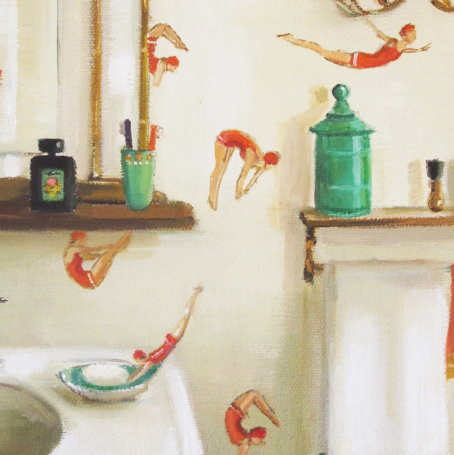 Divers Art Print, Open Edition Print by Janet Hill