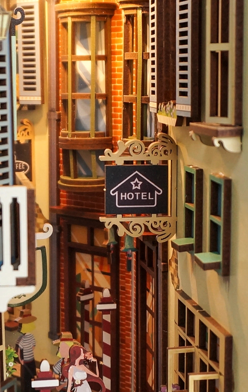 Diy Miniature House Book Nook Kit: Travel in Venice