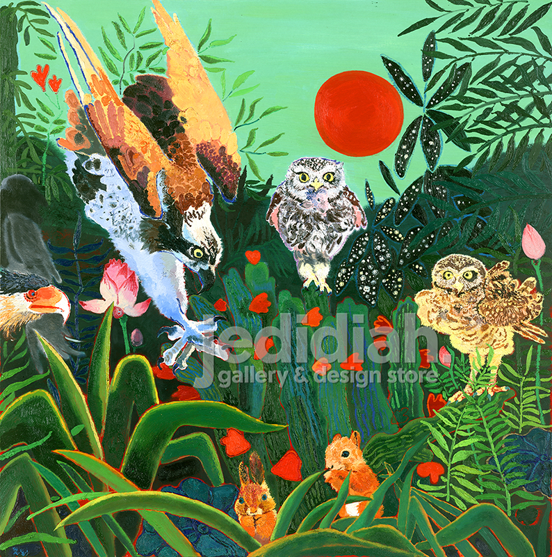 Rousseau's Garden Print