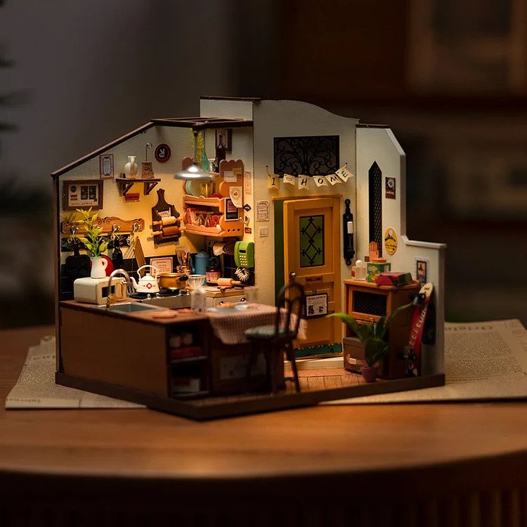 Cozy Kitchen DIY Miniature House Kit DG159