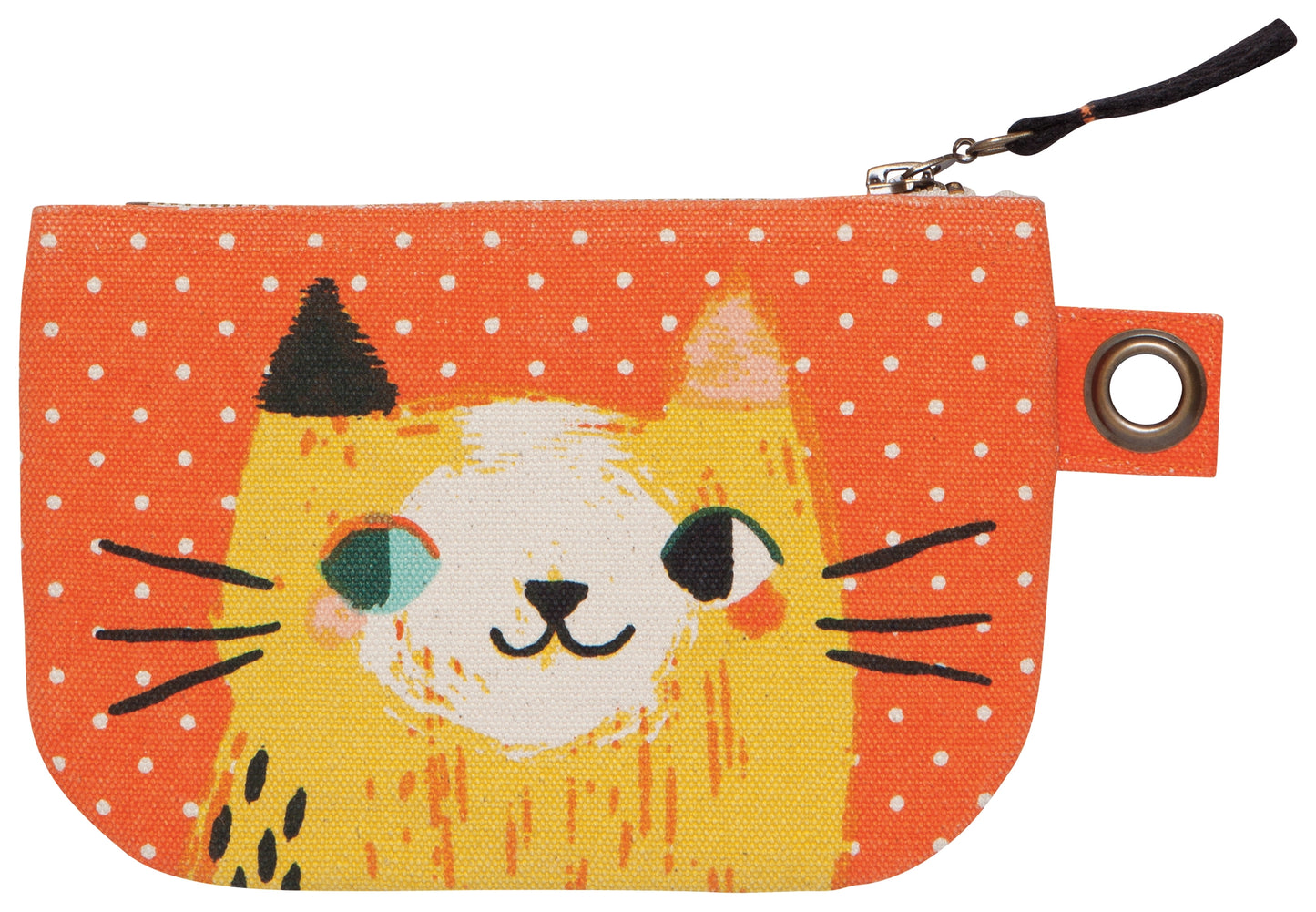 Meow Meow Cats Small Cotton Zipper Pouch