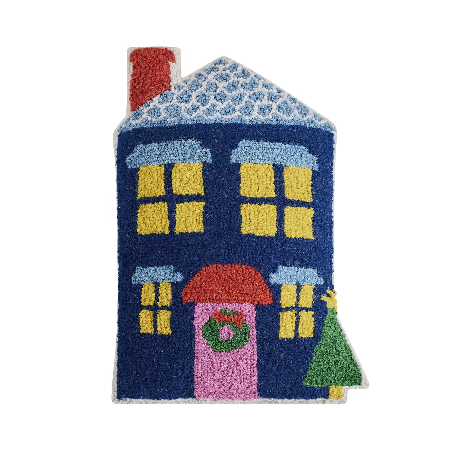 Blue House Hook Pillow