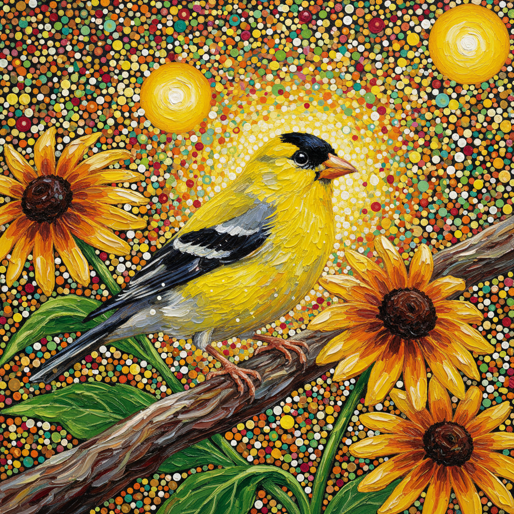 Northeastern American Birds & Flowers Prints Spring Vibes