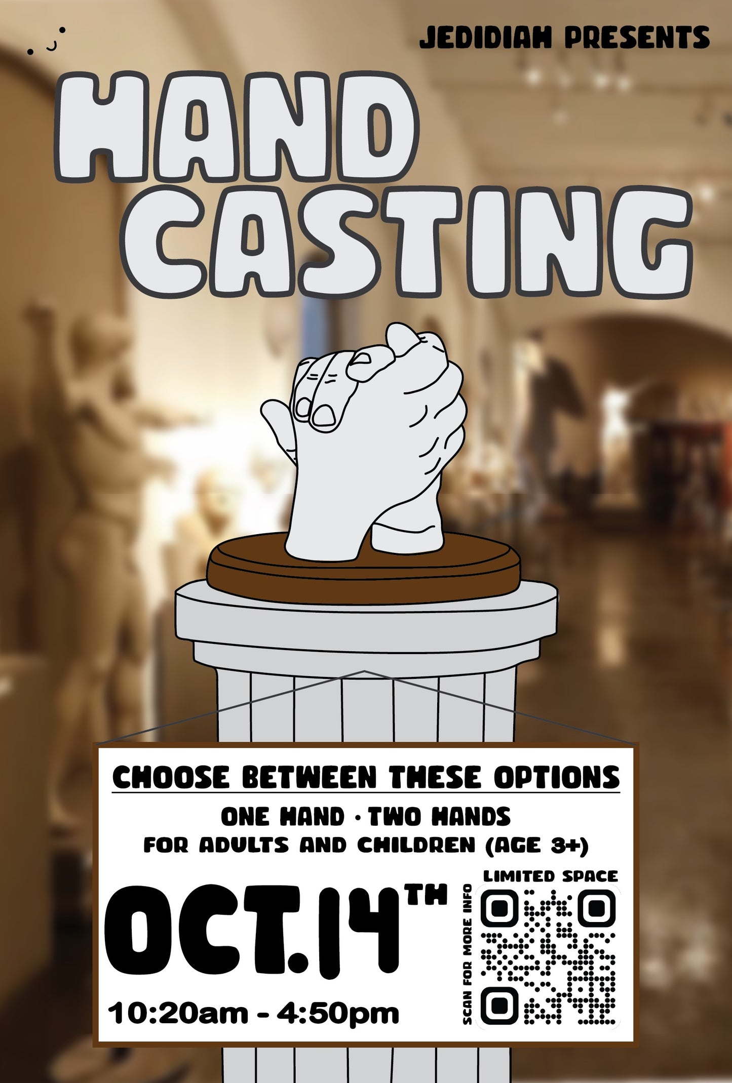 Hands Casting Event Saturday 10/14