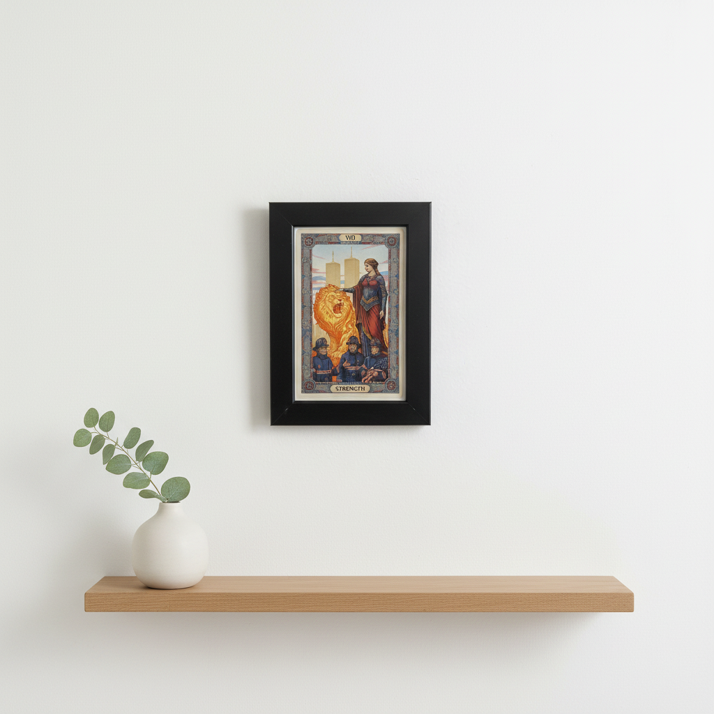 America 250 Tarot Series — Strength a commemorative tarot collection celebrating 1776–2026.