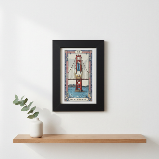 America 250 Tarot Series — The Hanged Man a commemorative tarot collection celebrating 1776–2026.