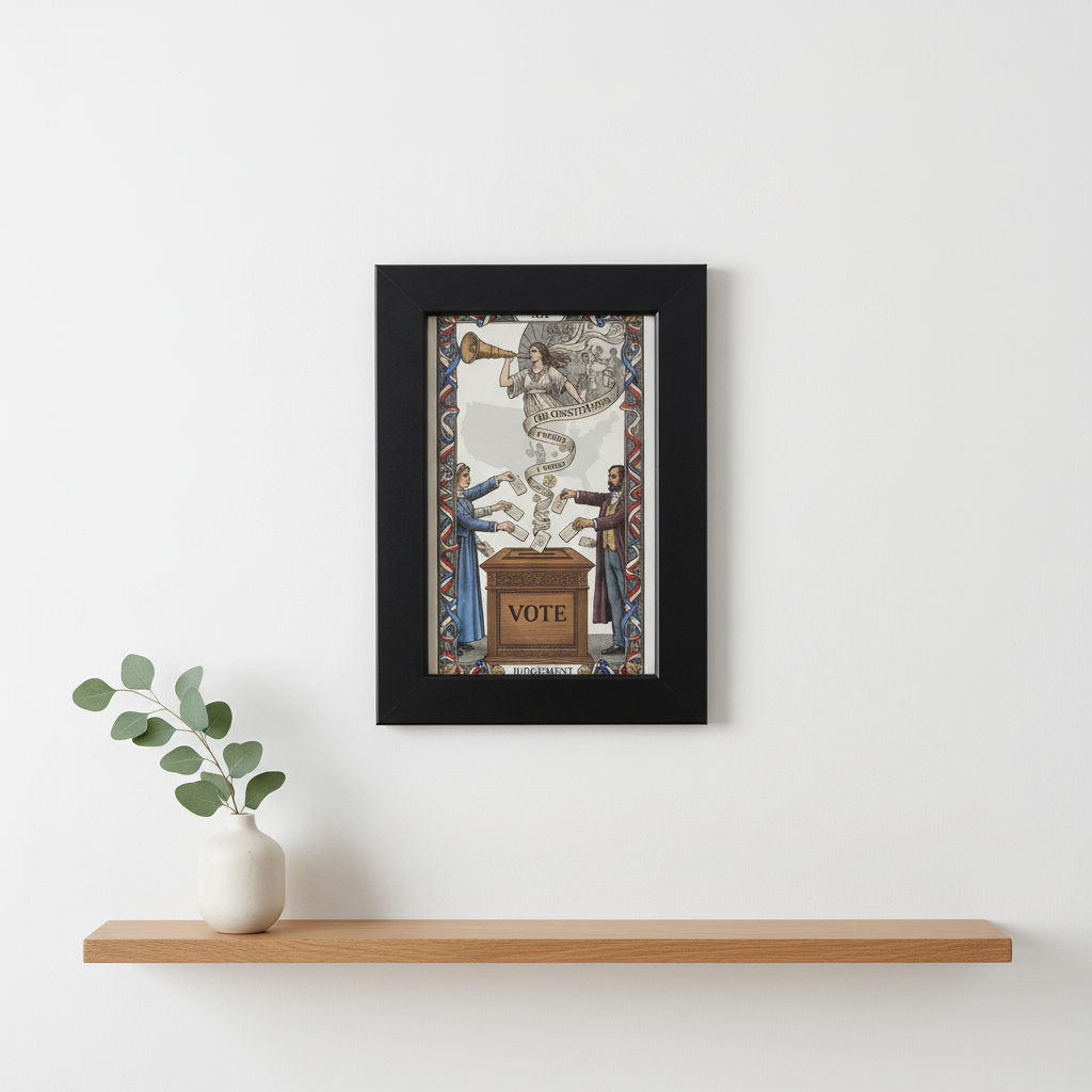 America 250 Tarot Series — Judgement a commemorative tarot collection celebrating 1776–2026.