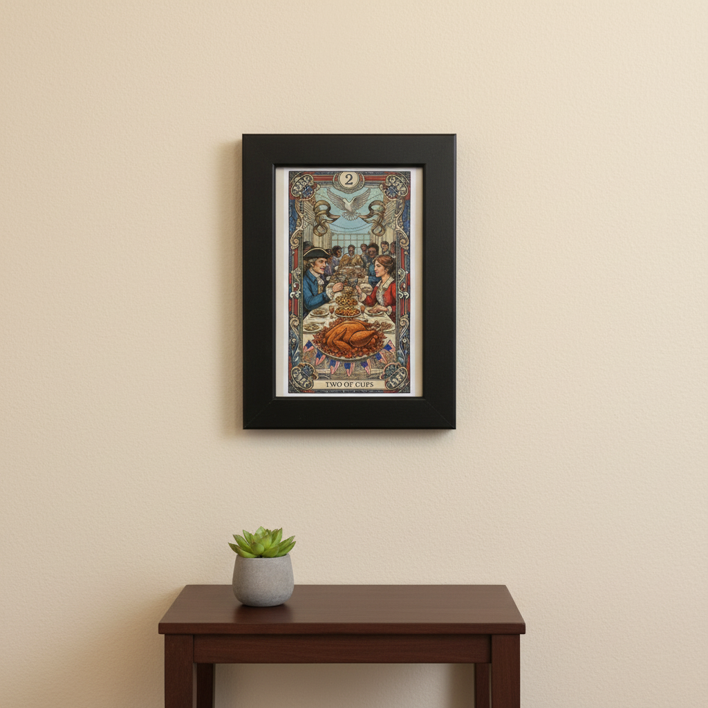 America 250 Tarot Series - Two of Cups a commemorative tarot collection celebrating 1776–2026.