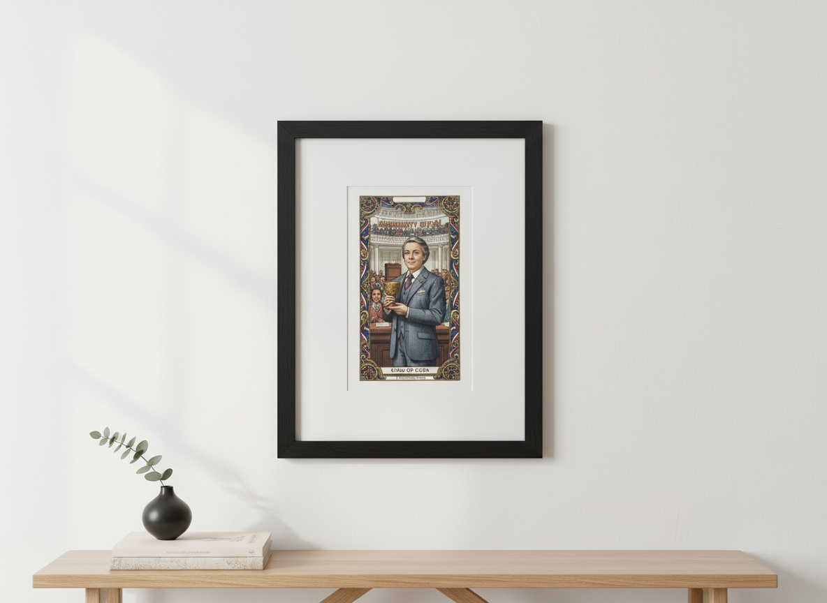 America 250 Tarot Series - King of Cups, a commemorative tarot collection celebrating 1776–2026.