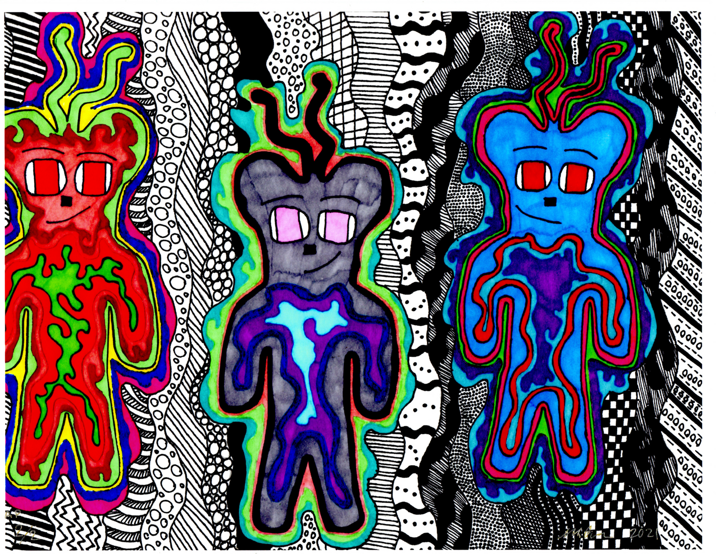Michon Proctor: Intergalactic Space Bears Portrait 4