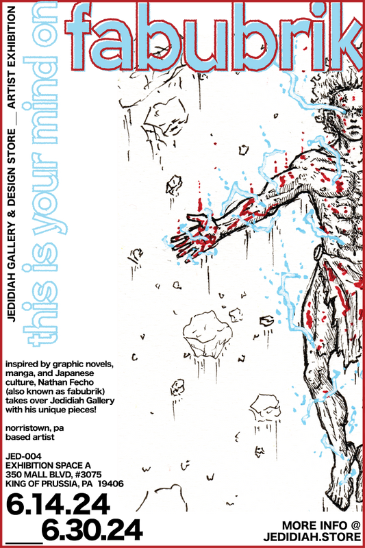 Poster of "This is your mind on fabubrik" by Nathan Fecho