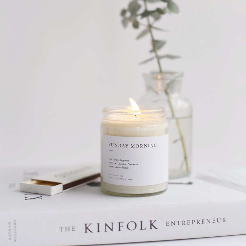 Sunday Morning Minimalist Candle