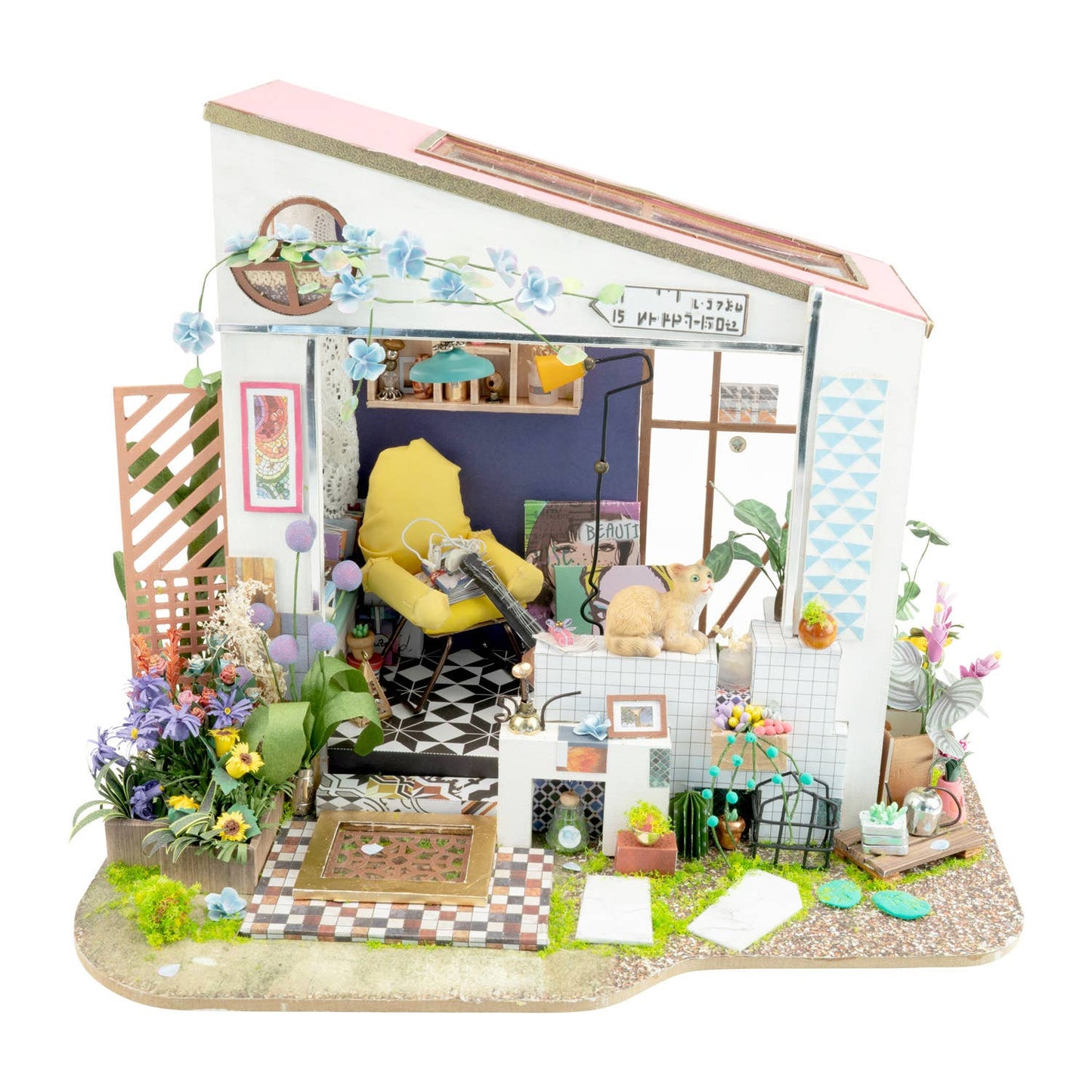 Lily's Porch DIY Miniature Dollhouse Kit