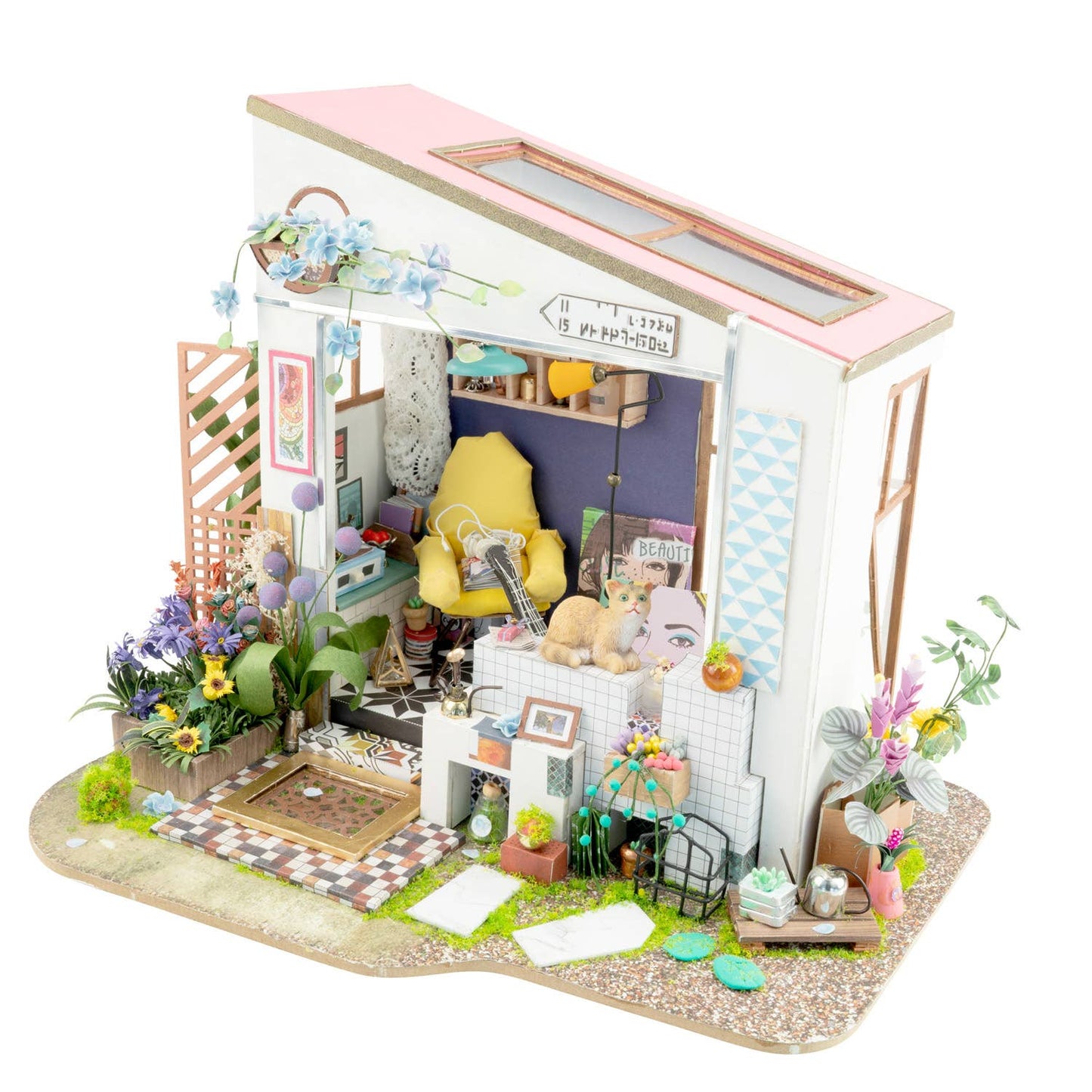 Lily's Porch DIY Miniature Dollhouse Kit