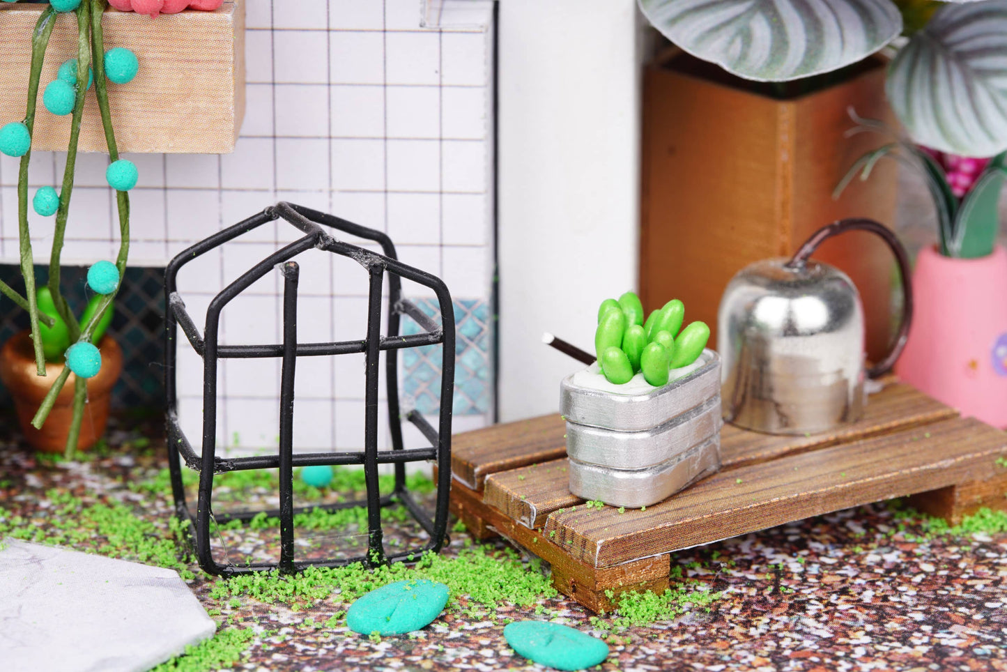 Lily's Porch DIY Miniature Dollhouse Kit