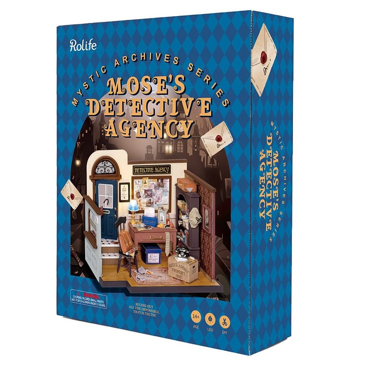 Mose's Detective Agency DIY Miniature House Kit DG157