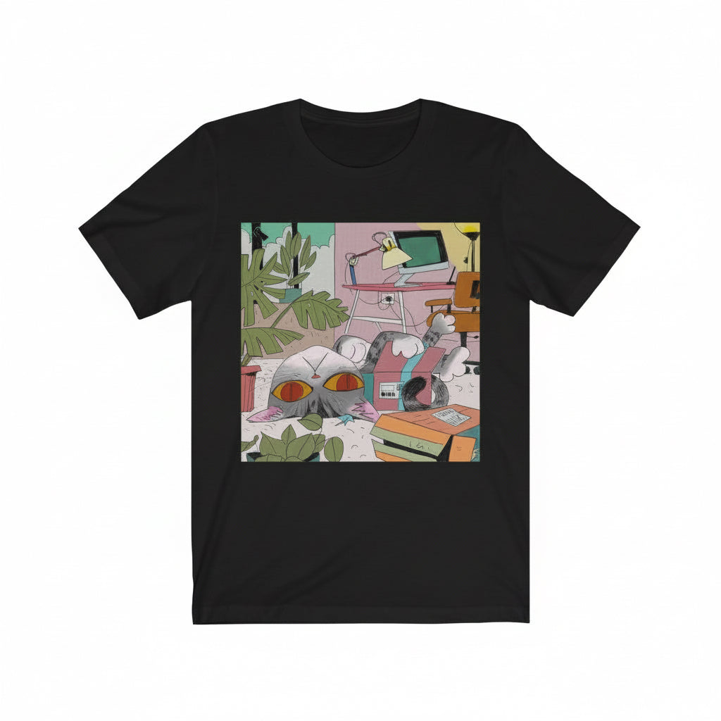 Henbuhao Studio Cat Hot Press Printed Tee