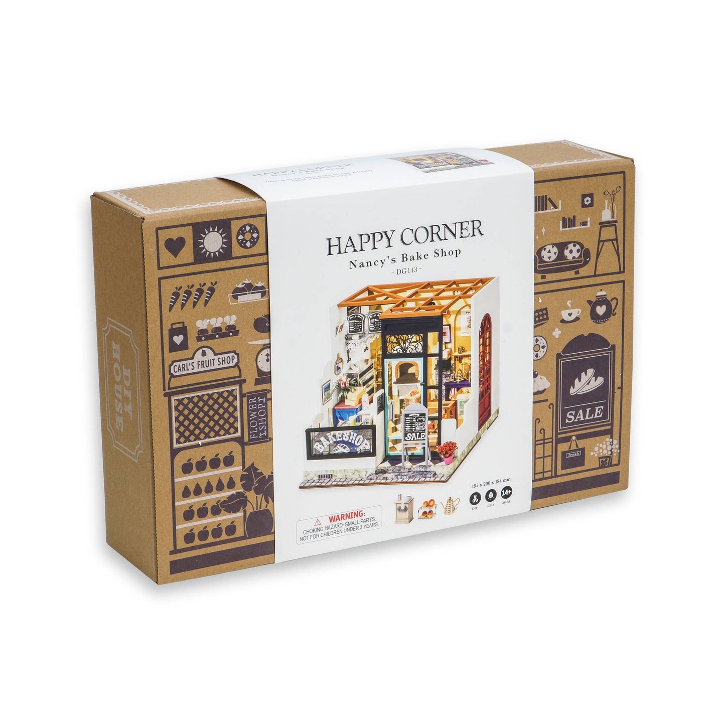 Bake Shop DIY Miniature Dollhouse Kit