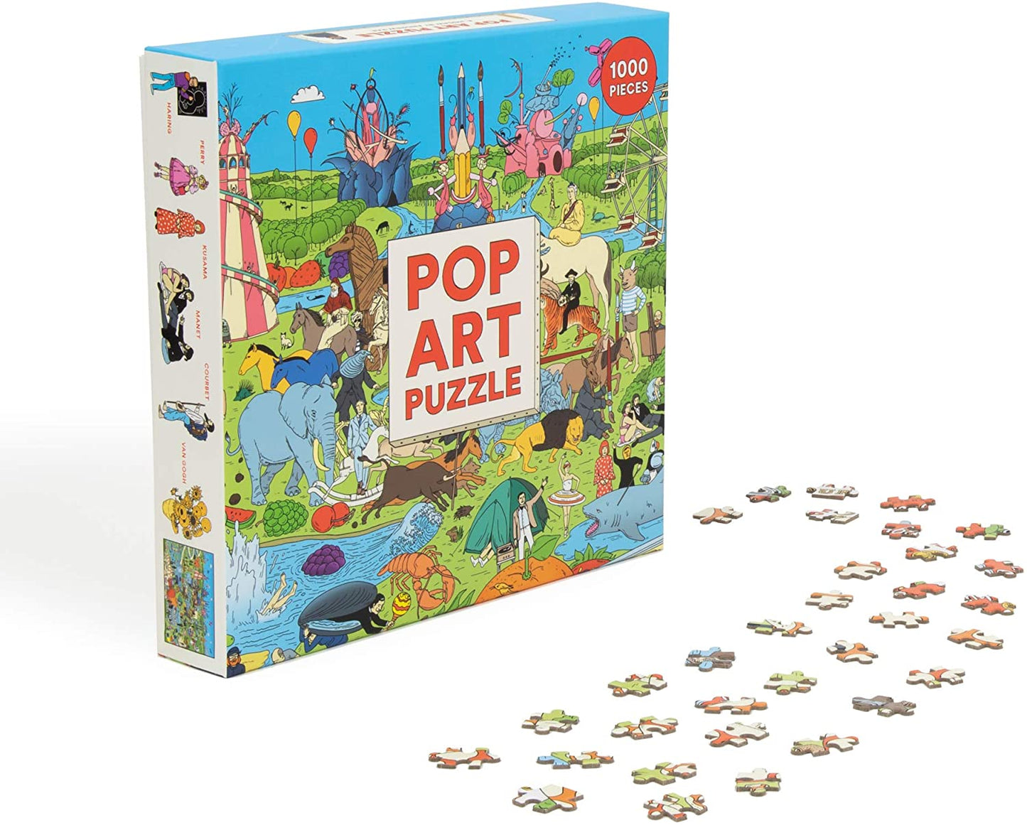 Pop Art Puzzle - Make The Jigsaw and Spot The Artists - 1000 Piece Jigsaw Puzzle
