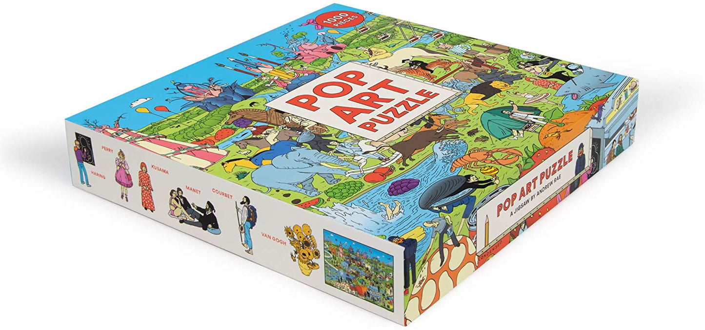 Pop Art Puzzle - Make The Jigsaw and Spot The Artists - 1000 Piece Jigsaw Puzzle