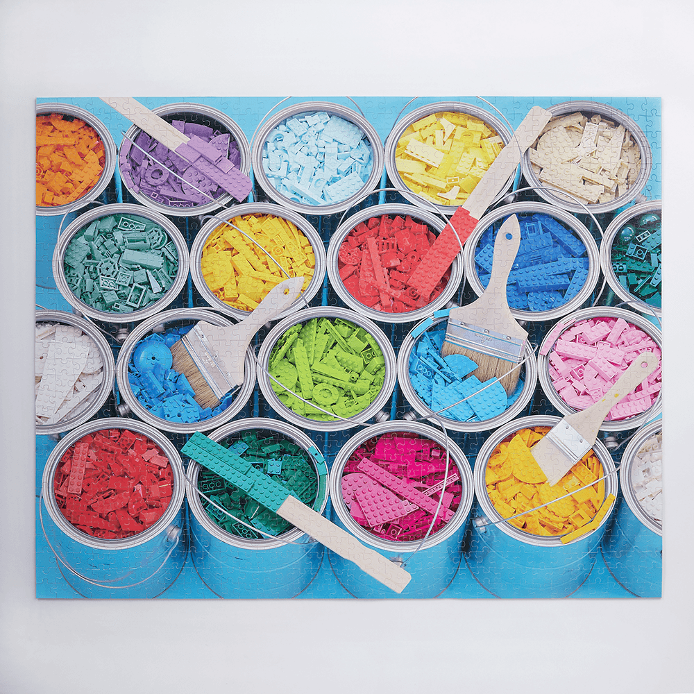 Lego Paint Party 1000 Piece Jigsaw Puzzles