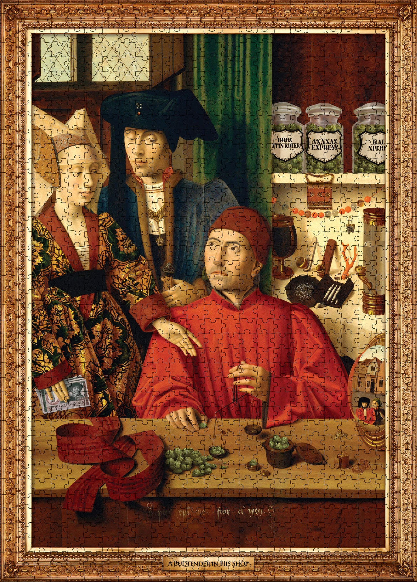High Art: A Budtender in His Shop 1,000-Piece Puzzle