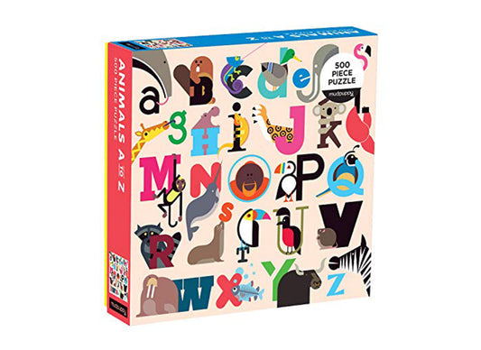 Animal A To Z 500 Piece Jigsaw Puzzle