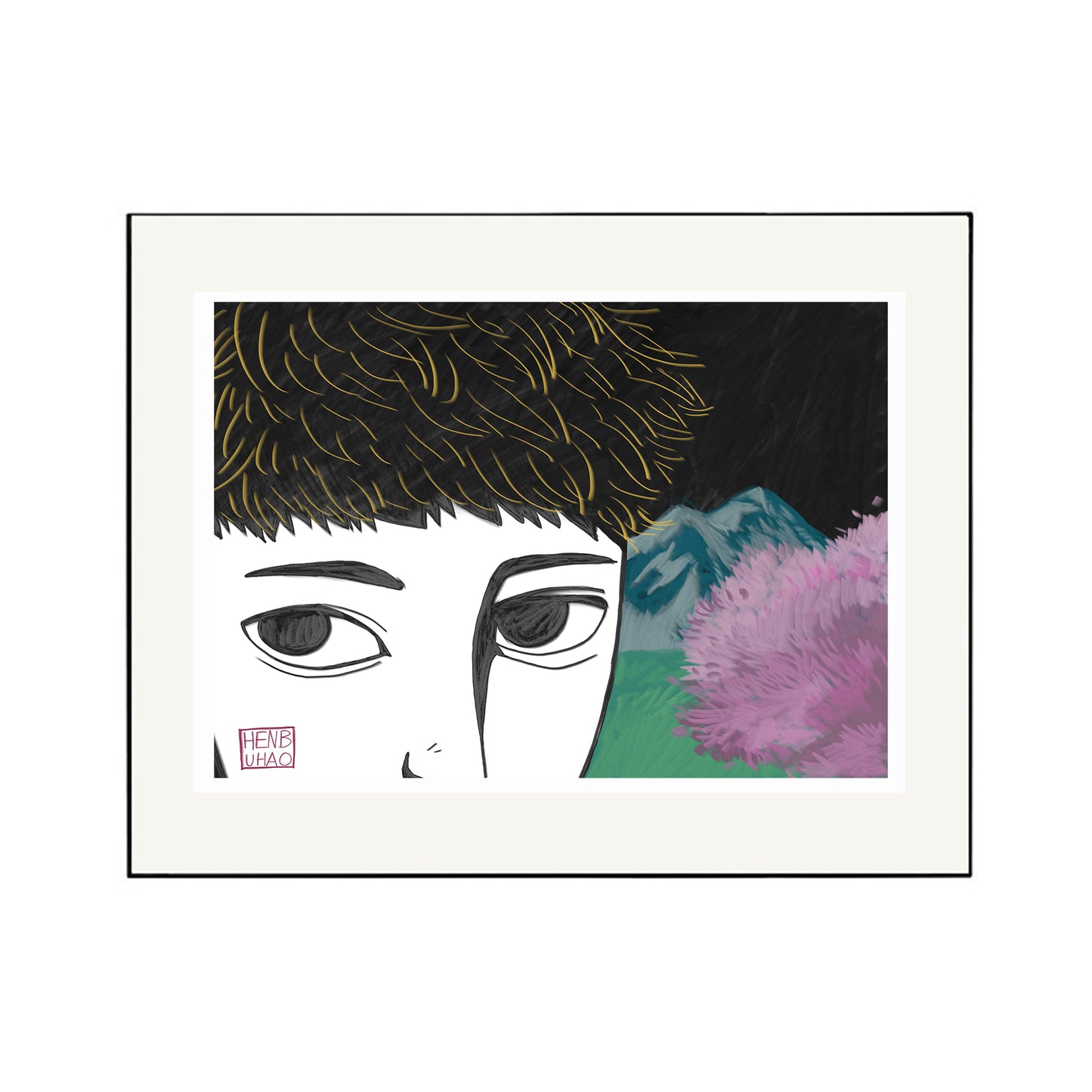 Henbuhao Portrait Print