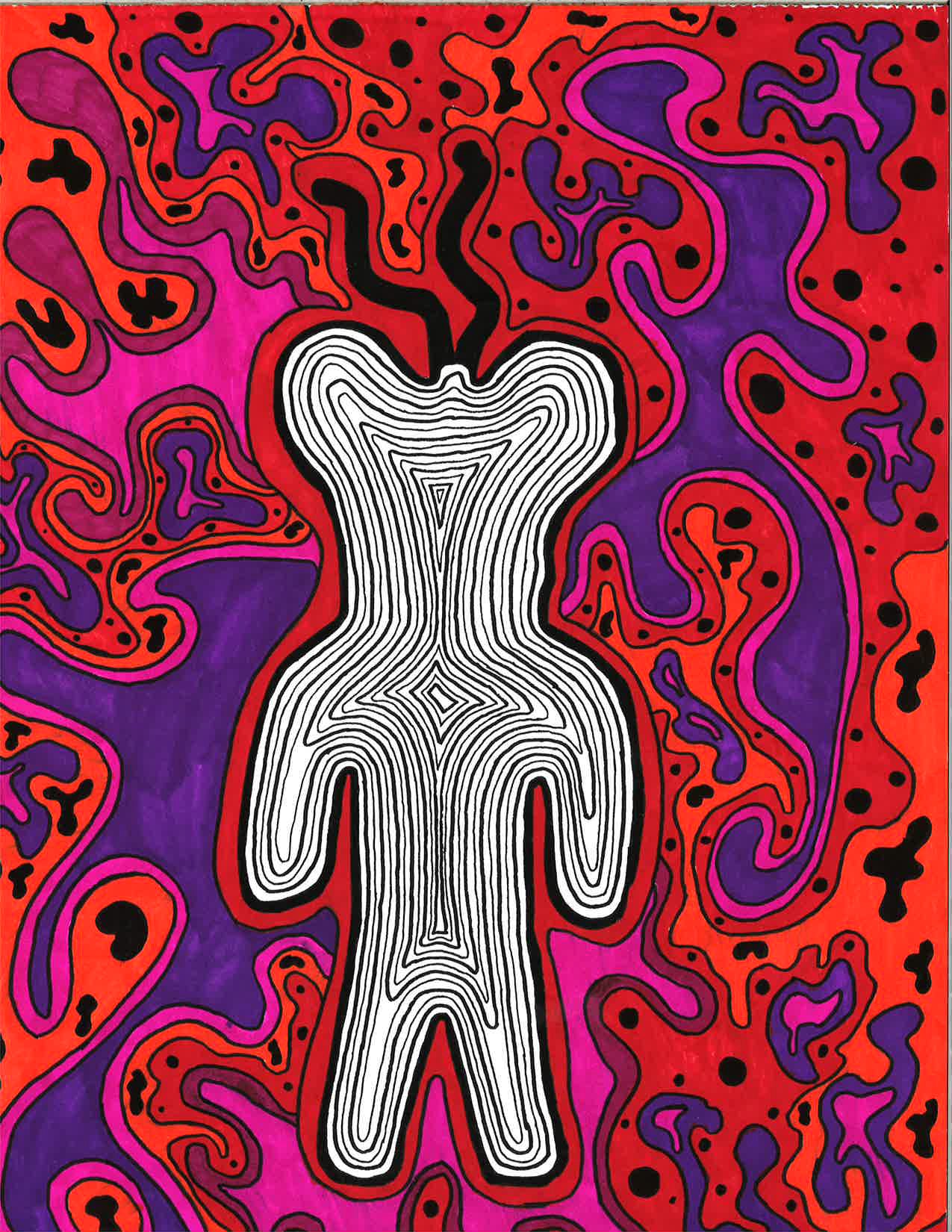 Rufescent Framework Bear by Michon Proctor