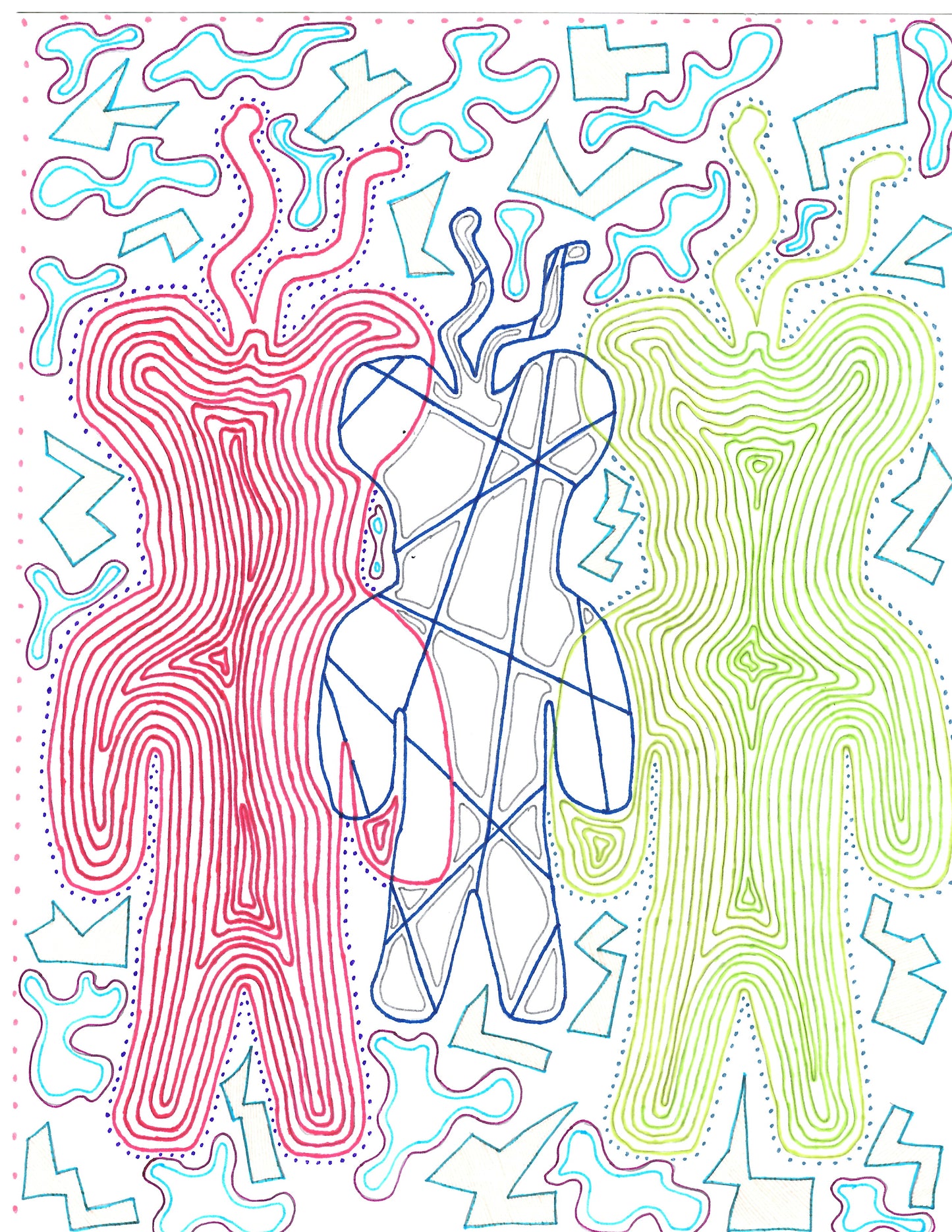 Linear Dimension Bears by Michon Proctor