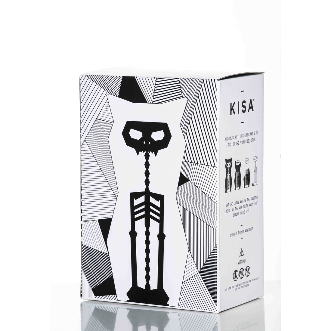 PyroPet Kisa Black - Cat Candle