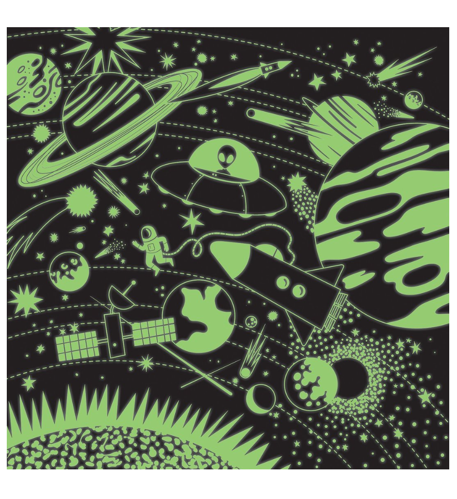 SPACE ILLUMINATED 500 PIECE GLOW IN THE DARK PUZZLE