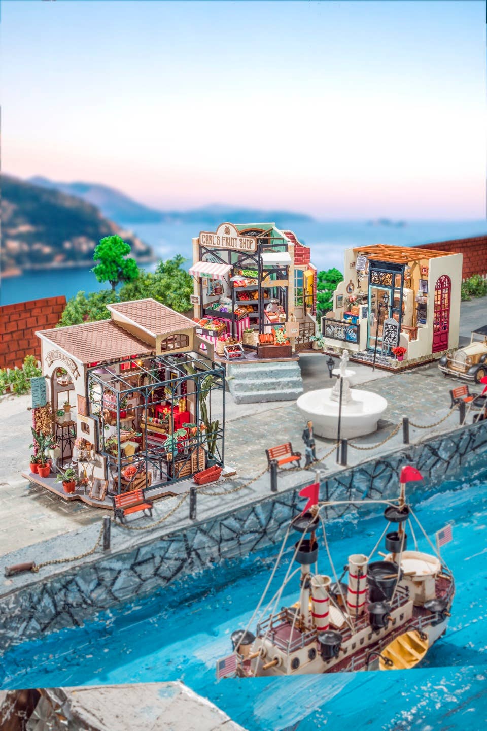 Bake Shop DIY Miniature Dollhouse Kit