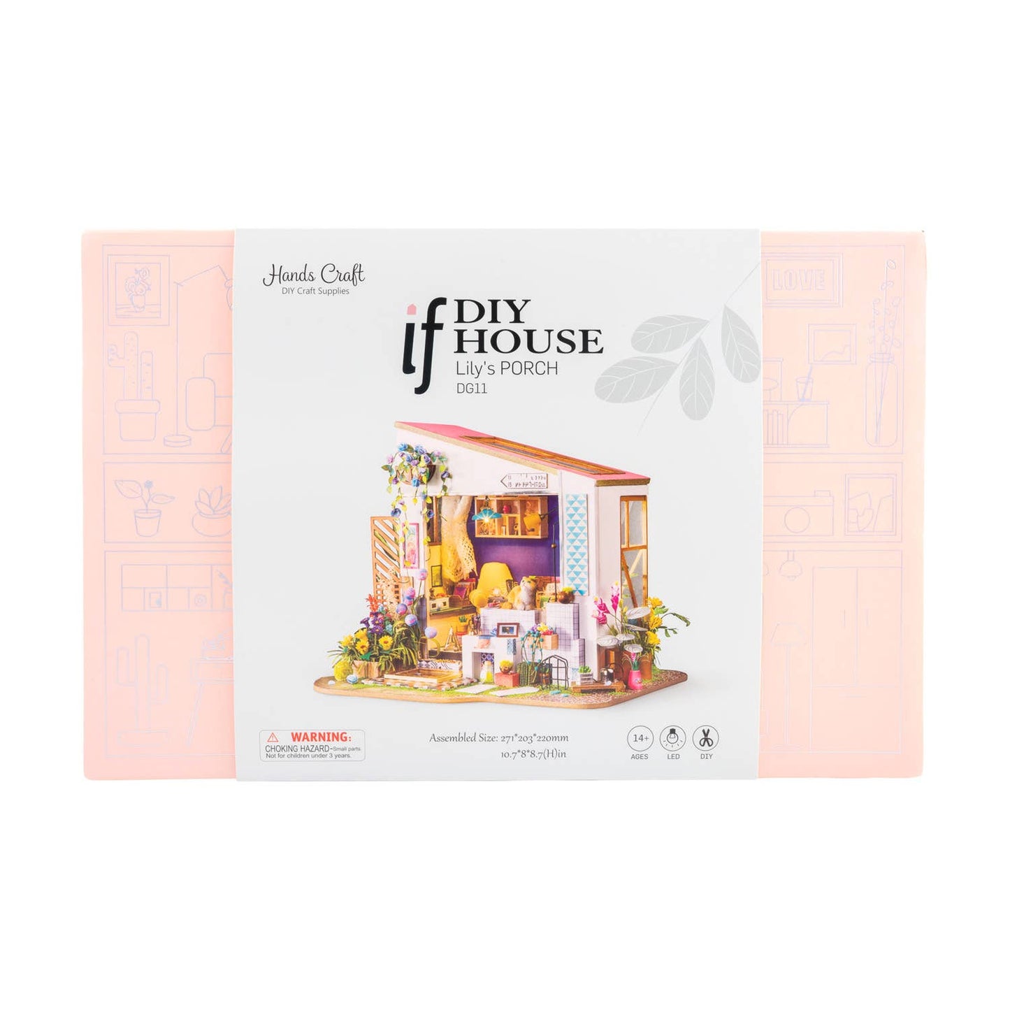 Lily's Porch DIY Miniature Dollhouse Kit
