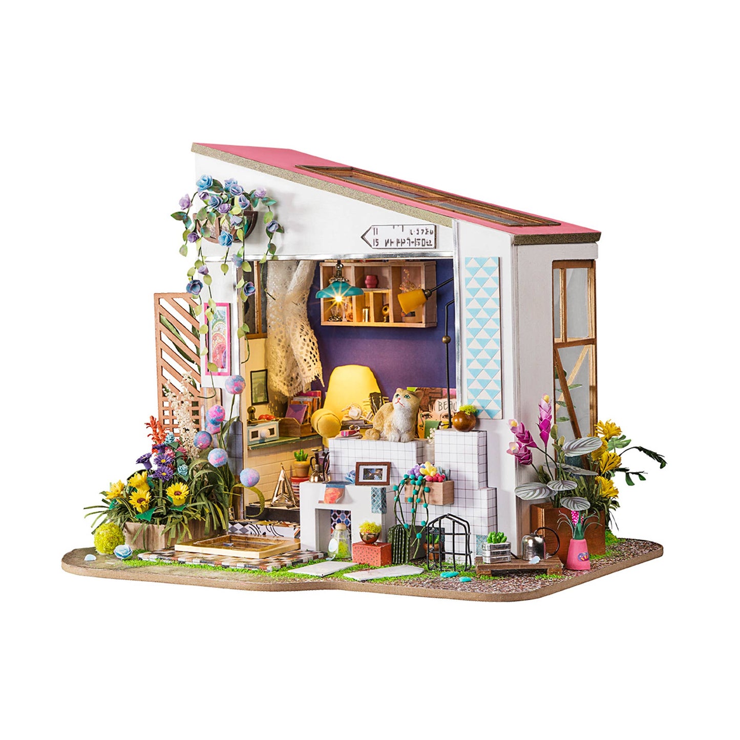 Lily's Porch DIY Miniature Dollhouse Kit