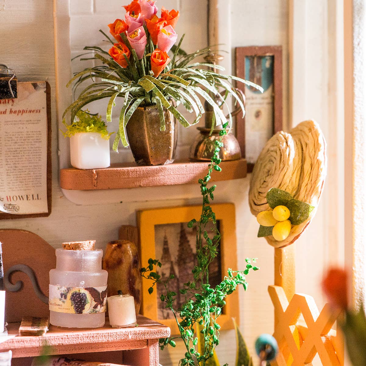 Lily's Porch DIY Miniature Dollhouse Kit