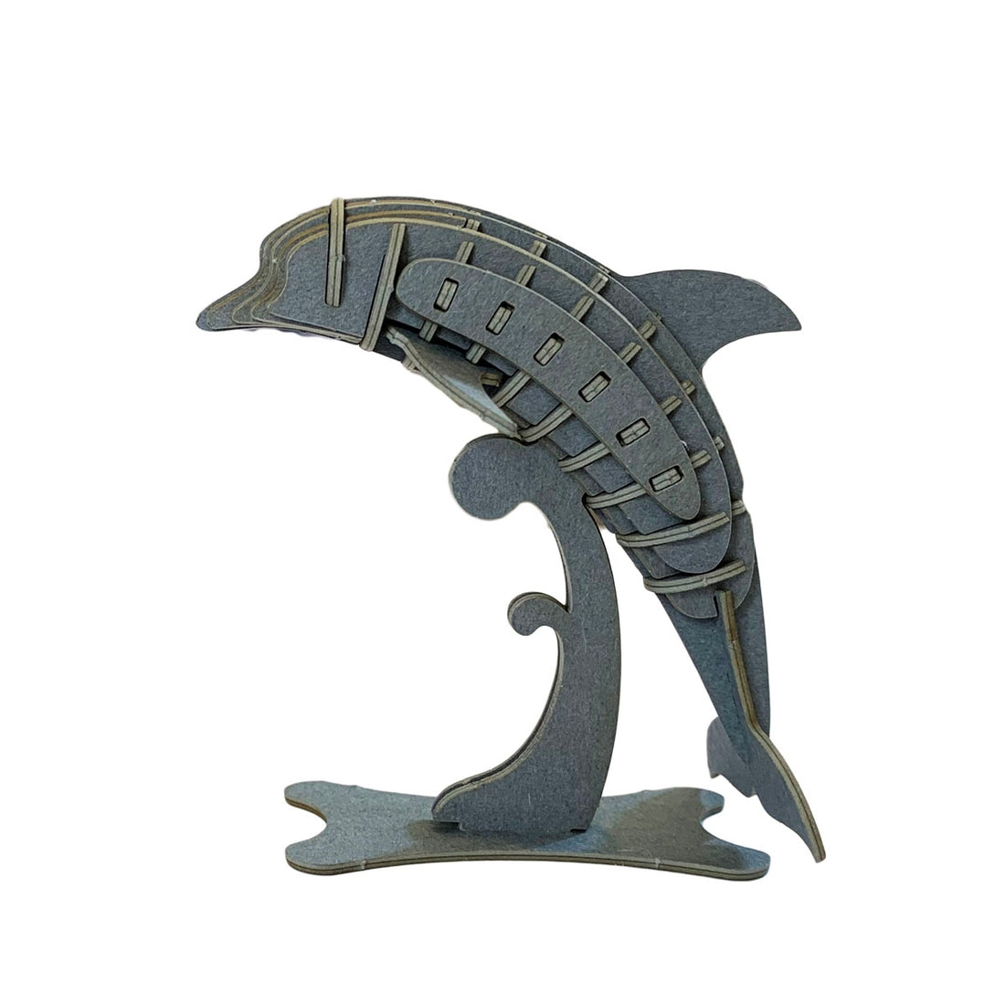 JIGZLE Dolphin 3D Paper Puzzle Laser Cut Miniature Animals