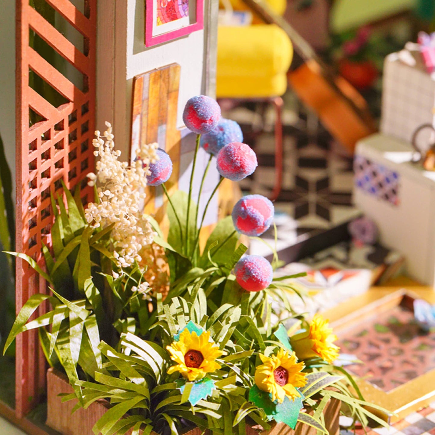 Lily's Porch DIY Miniature Dollhouse Kit