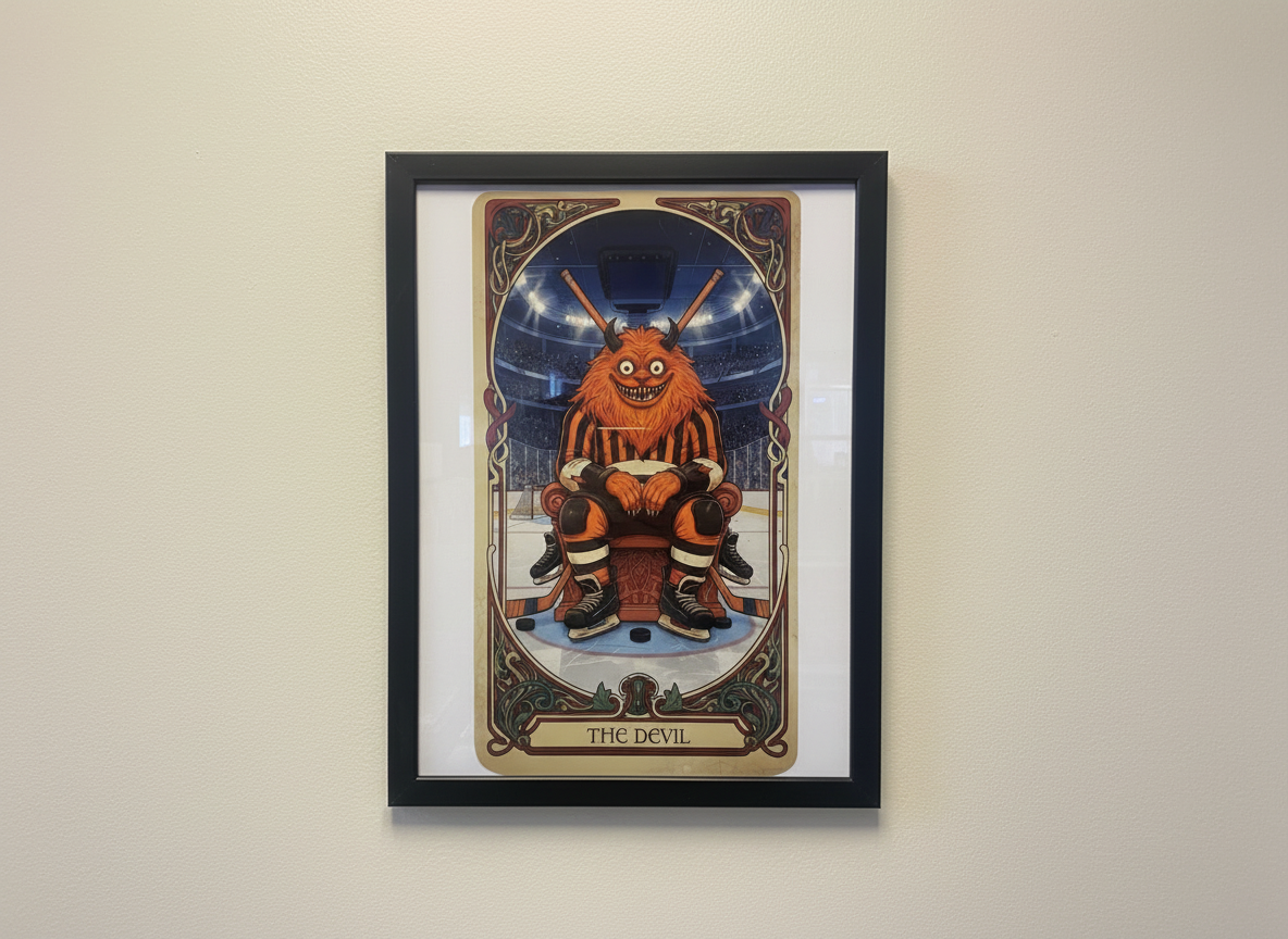 Philly Tarot Print Framed