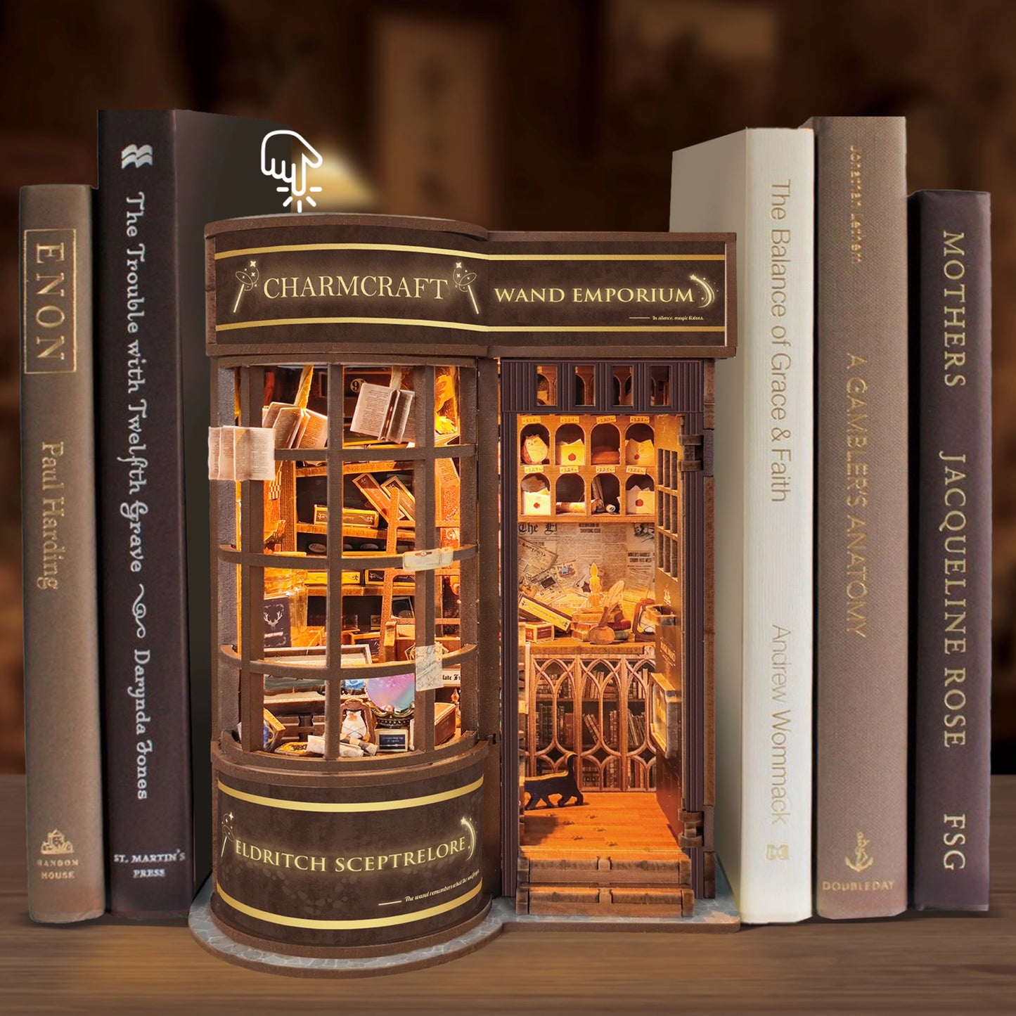Wand Emporium - DIY Book Nook Kit (Miniature Wizard Shop)