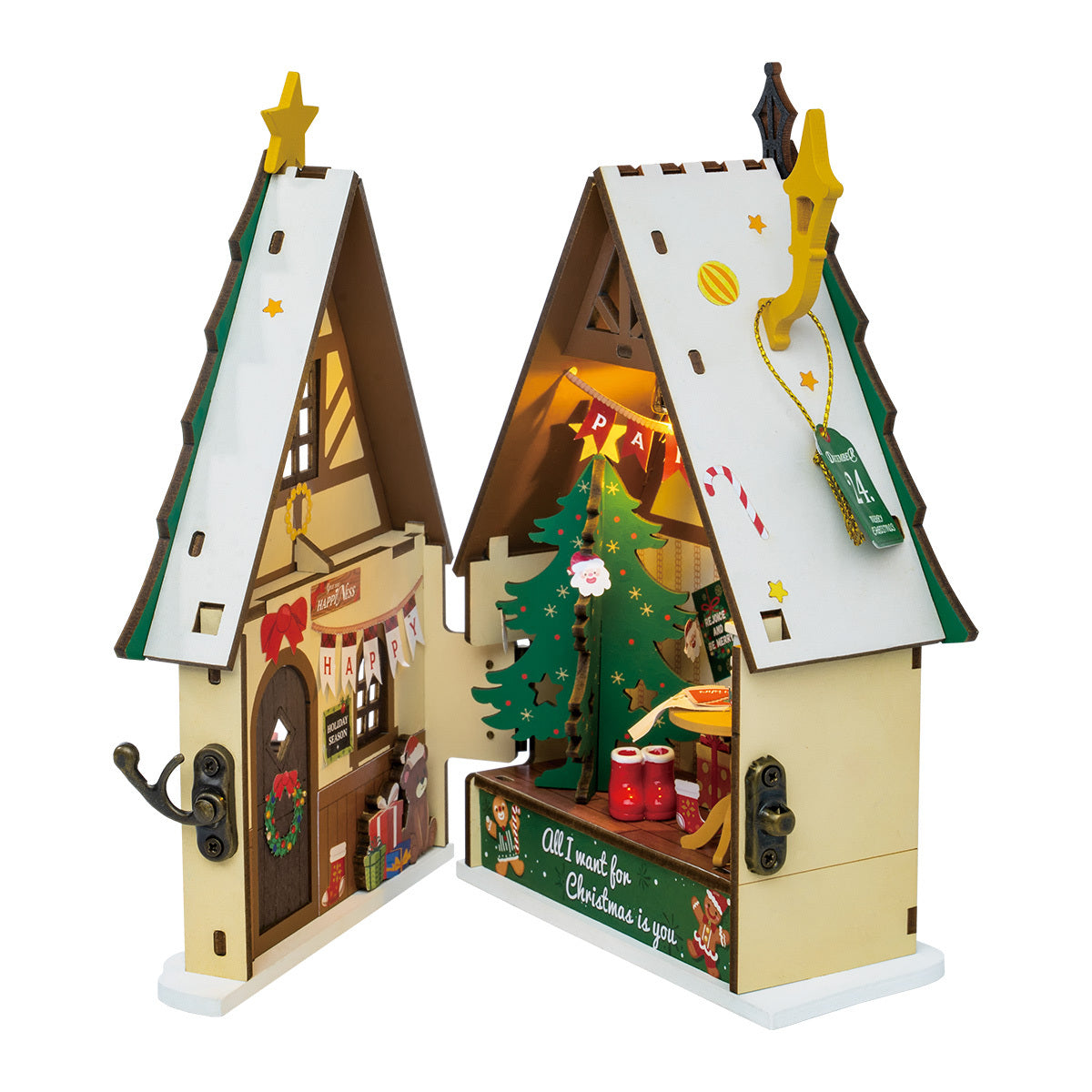 DIY Miniature House - Twinkling Christmas House