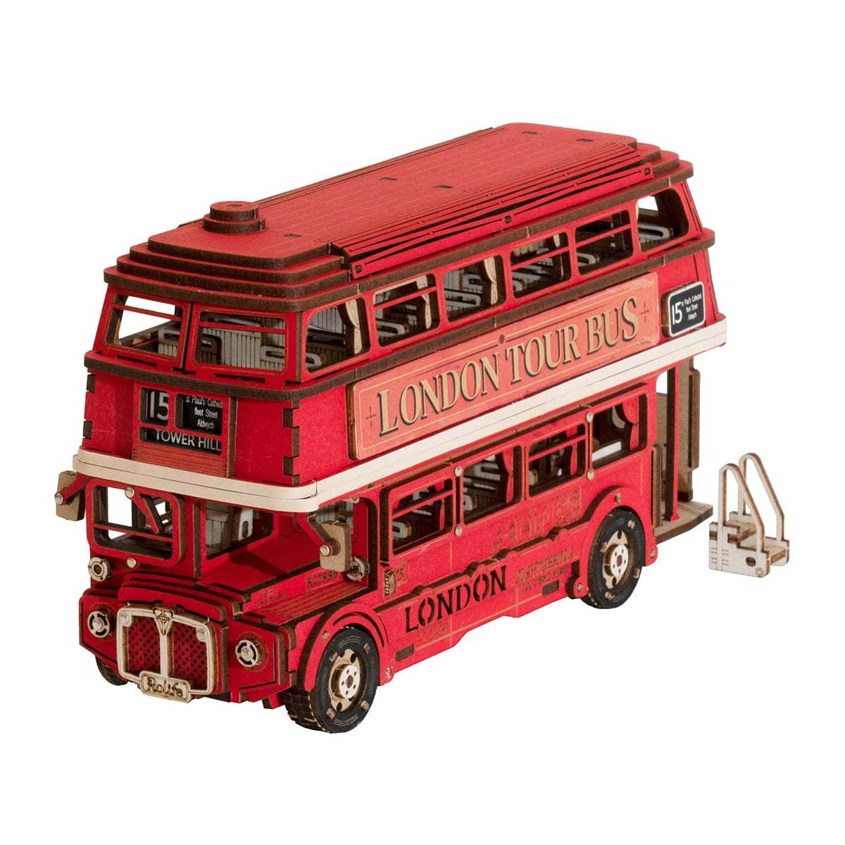 3D Wooden Puzzle - London Bus