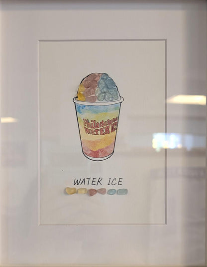 Philadelphia Themed Crystal Art 10"x8"