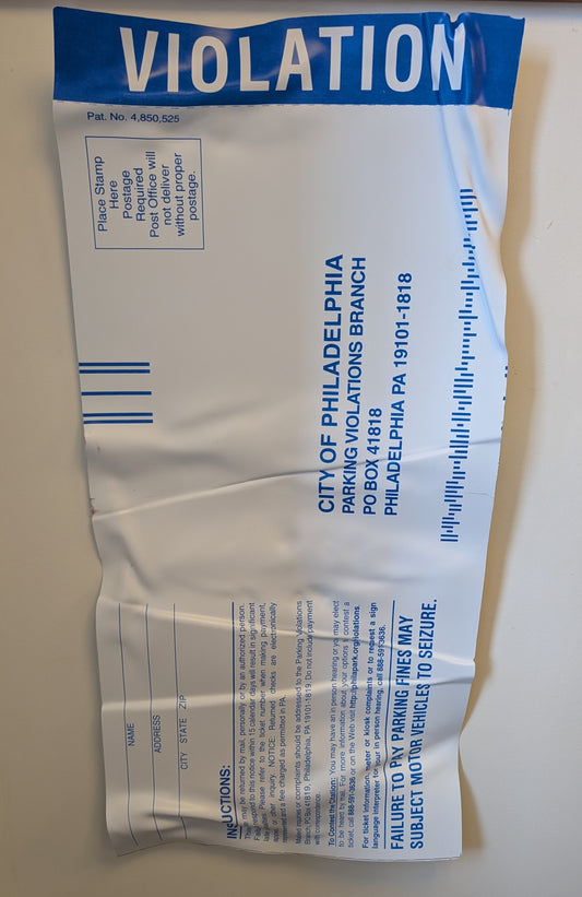 Braden Young- Parking Violation