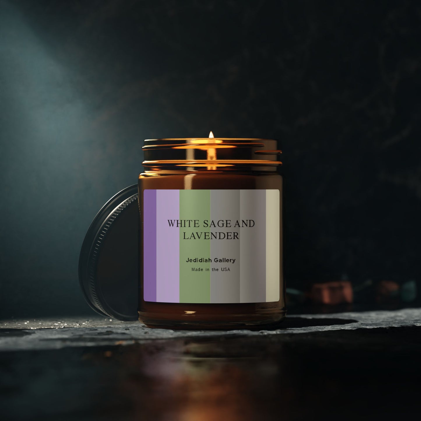 White Sage and Lavender Candle