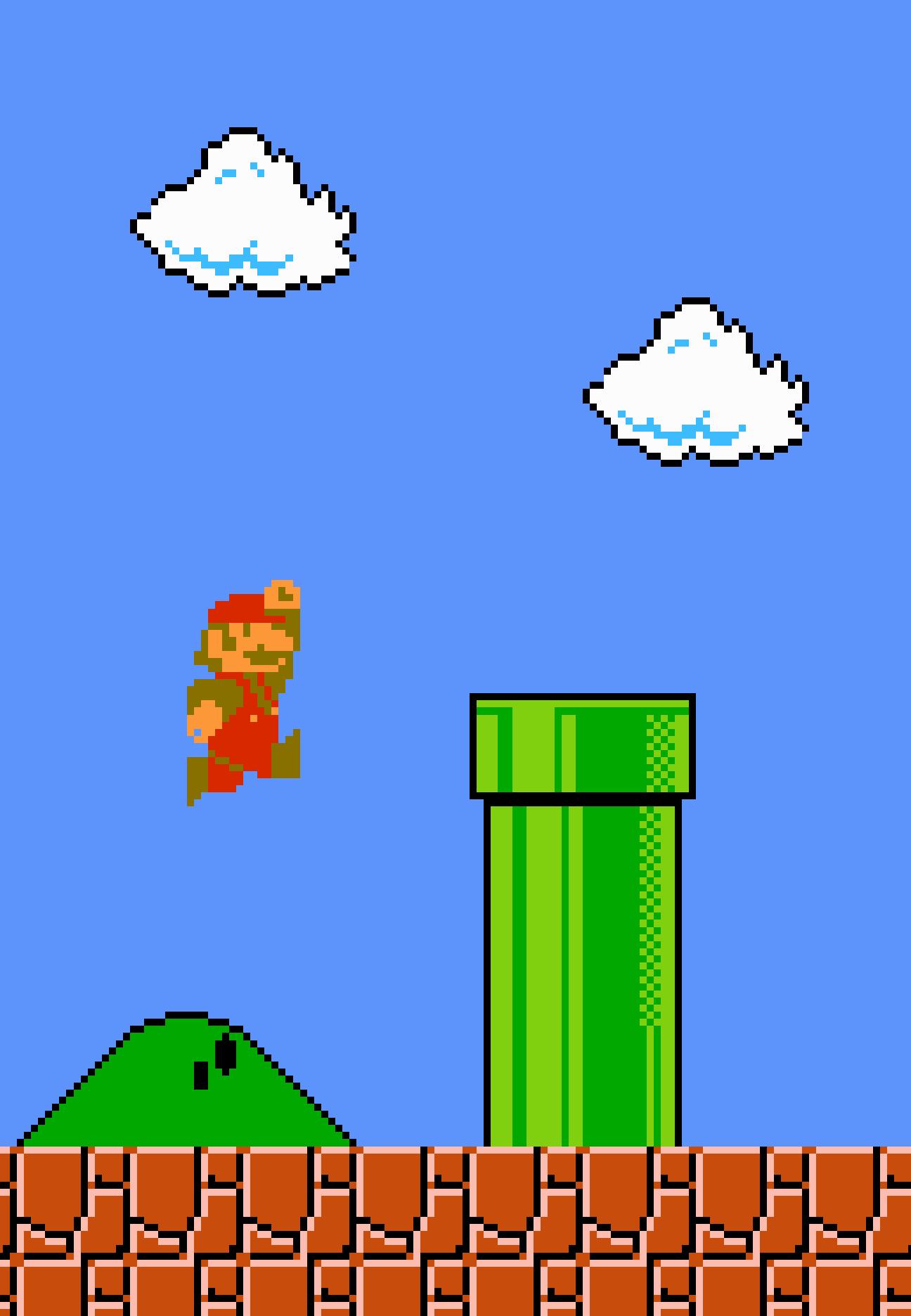 Super Mario Pixel Art Print