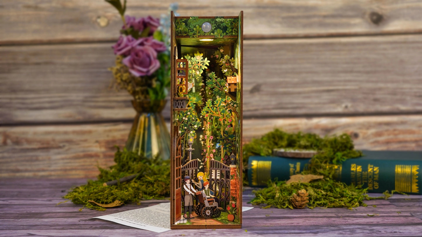 Diy Miniature House Book Nook Kit: Secret Garden