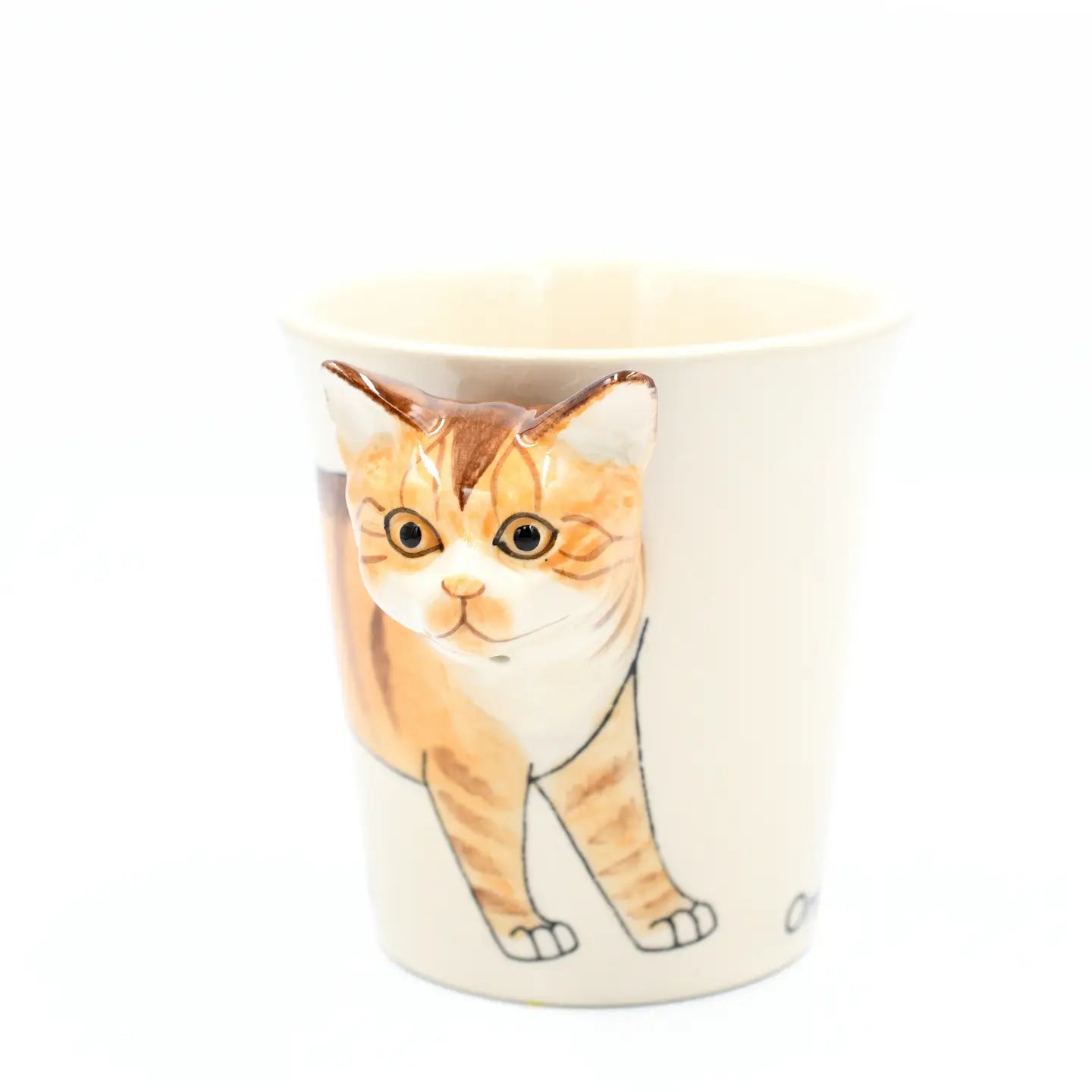 Orange Tabby Cat Mug 10 oz