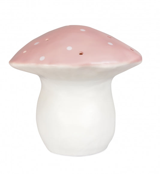 Large Mushroom Lamp- Vintage Pink