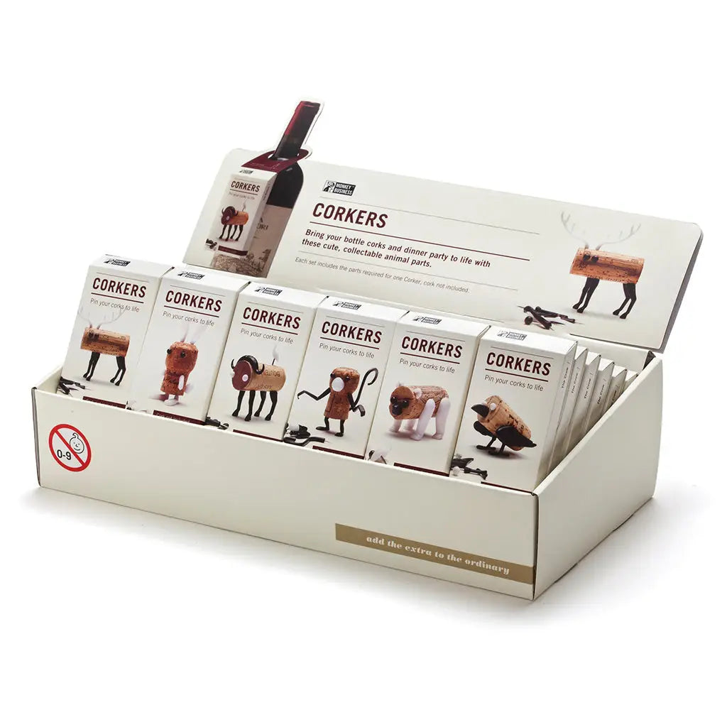 Gift For Wine Lovers | Corkers Animals Pop
